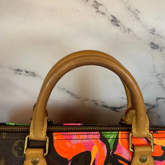 ❌❌ LOUIS VUITTON Monogram Roses Speedy 30 bag Stephen Sprouse vintage authentic - Picture 4 of 15